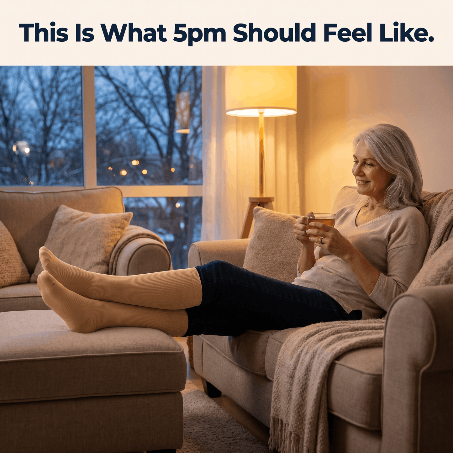 SilverWise Bamboo Compression Socks